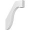 Ekena Millwork 3-in. W x 18-in. D x 24-in. H Del Monte Architectural Grade PVC Knee Brace BRCP03X18X24DEL - alternate 1